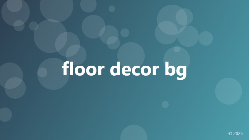 floor decor bg