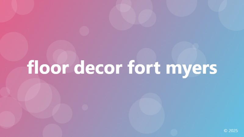 floor decor fort myers