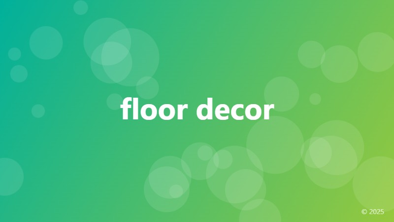 floor decor